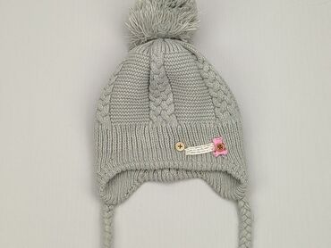 czapka dziewczęca zimowa: Hat, 38-39 cm, condition - Good