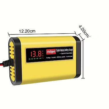 12v 220v: Ağıllı Rəqəmsal Ekranlı Akumulator Şarj Cihazı. qiymət endirildi.ZƏNG — 2