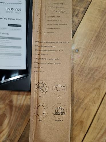 qaz sobalarının satışı: Sous Vide Xüsusiyyətlər: - Giriş gərginliyi: 220–240V, 50/60Hz - — 4