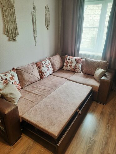 Divanlar: Künc divan, İşlənmiş, Açılan, Bazalı, Vеlur parça, Çatdırılma yoxdur — 7