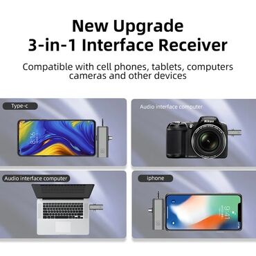 Səsgücləndiricilər, qulaqlıqlar və mikrofonlar: Mini Yaxa Mikrafonu 1) Yeni səs-küyün azaldılması çipi ilə yenilənmiş — 9