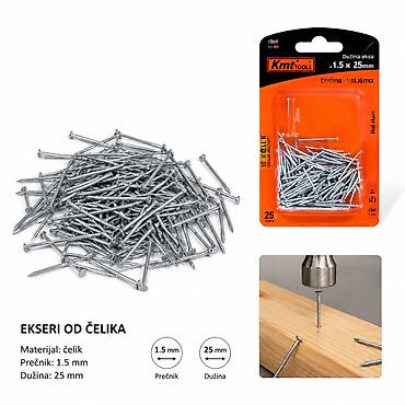 KMT Okrugla glava ekser 1.5×25 mm – Kmt Style (SKU: 9368396, EAN: ) -
