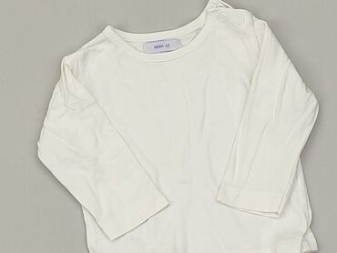 biała bluzka boho: Bluzka, 0-3 m, stan - Zadowalający