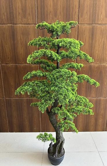 mürəbbə gülü: Dekorativ süni bonsai ağacı - Realistik görünüşlü, çoxqatlı taclı — 1
