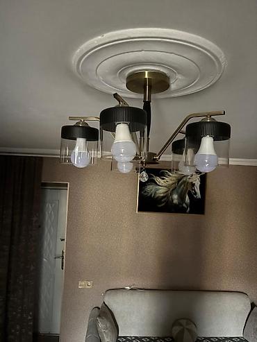 stolustu isiq: Çılçıraq, 5 lampa, Metal — 2
