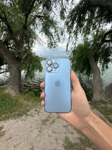 iphone 13 pro в рассрочку на 24 месяца: IPhone 13 Pro, Б/у, 128 ГБ, Sierra Blue, Чехол, Защитное стекло, 77 %
