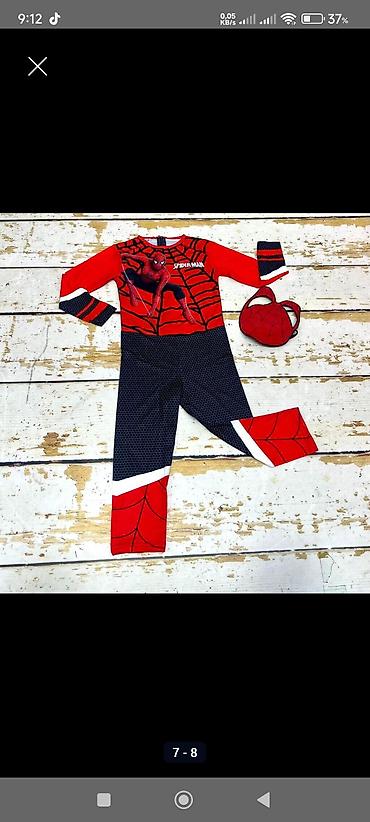 uşaqlar ucun maska: Uşaqlar üçün superqəhrəman geyimləri – Batman və Spiderman Məhsulun — 5