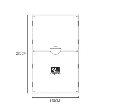 Плащи: Размер 230×140cm Плащ палатка Пончо из прочной палаточной ткани — 7