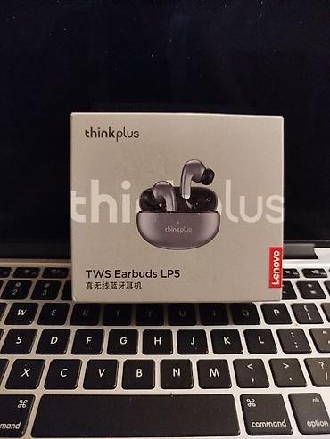 Yeni Simsiz (Bluetooth) Qulaqcıqlar, Lenovo, rəng - Boz