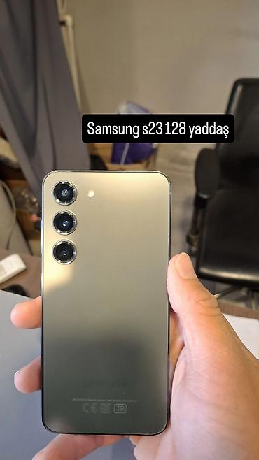 iphone x kreditle satisi: Samsung Galaxy S23, 128 GB, rəng - Yaşıl, Sensor, Barmaq izi, Simsiz şarj — 1