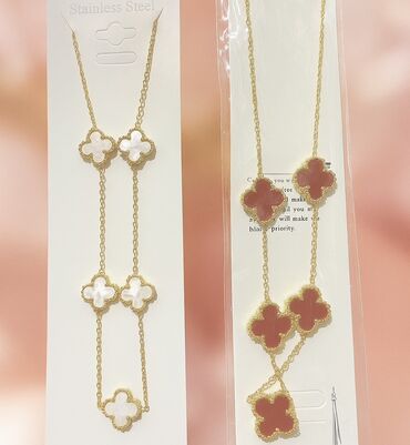 Bijuteriya dəstləri: Zərif qolbaq dəsti – paslanmayan poladdan (Stainless Steel) - Qızılı