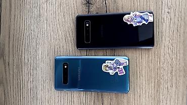 unihertz tank 3: Samsung Galaxy S10, Б/у, 128 ГБ, цвет - Зеленый, 2 SIM, eSIM — 8