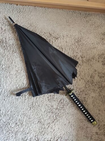 другие аксессуары 700 kgs бишкек объявление создано 12 сентября 2020: Зонт. Самурайский зонт в форме катаны, отличный подарок. состояние