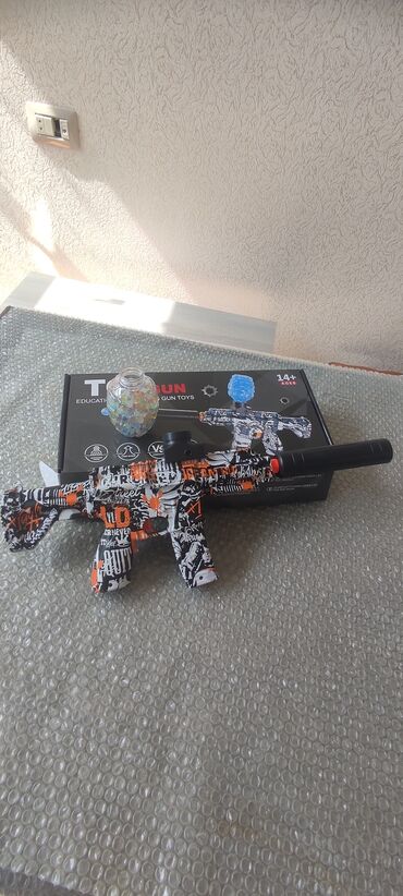 mutfaq oyuncaqları: Автомат стреляет пульками на аккумуляторе