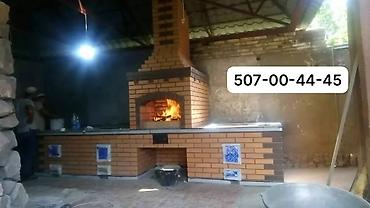 Шампуры: Печь-барбекю из кирпича тяга ракета - Классическая уличная — 14