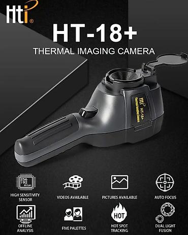 Digər ölçmə cihazları: Termal görüntü kamerası. Model: HTI HT-18+ Temperaturu ölçmək və — 7