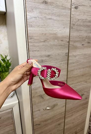 pull and: Туфли, 38, 38.5, Jimmy Choo, Новый, цвет - Розовый, Самовывоз — 3