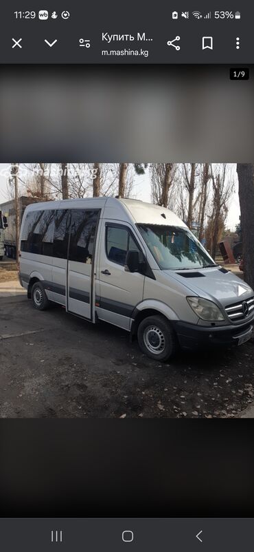 мерседес 210 1997: Mercedes-Benz Спринтер: 2009 г., 2.2 л, Автомат, Дизель, Бус