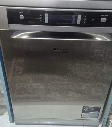 mətbəx üçün: Qabyuyan maşın Hotpoint-Ariston, Tam qabaritli (60 sm.), İşlənmiş