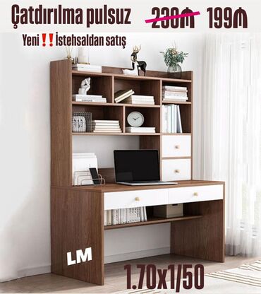 Sifarişlə mətbəx masaları: *Yazı masası / iş masası* _*EMDİRİMLƏ*_ Qiymət : *199₼* ➡️Məhsul yeni