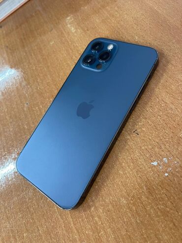 Apple iPhone: IPhone 12 Pro, Б/у, 256 ГБ, Синий, Зарядное устройство, 80 %