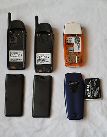 Nokia: Komplet starih Nokia mobilnih telefona – 3 komada Modeli: - Nokia — 3