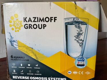 su filtirleri: Kazimoff Group – 6 mərhələli su filtrasiyası (Reverse Osmosis Systems)