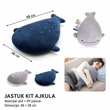 KMT kit jastuk 2802729 Mekani dekorativni jastuk u obliku kita