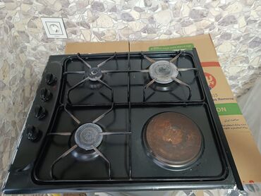 Plitələr və bişirmə panelləri: Plitə Qarışıq, Stolüstü, 4 gözlü