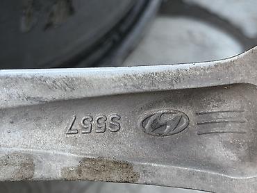 Диски: Литые Диски R 18 Hyundai, Комплект, отверстий - 5, Б/у — 10