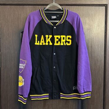 одежда для лыжи: Куртка Los Angeles Lakers, размер L (размеры на фото), в хорошем