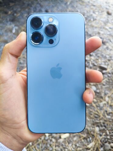 logitech k380 бишкек: IPhone 13 Pro, Колдонулган, 256 ГБ, Sierra Blue, Каптама, Кабель, 100 %