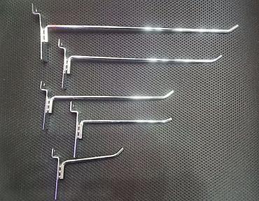 vitrin panel: Slatwall panel üçün metal asılqan qarmaq. Mağaza, butik, sərgi stendi — 7