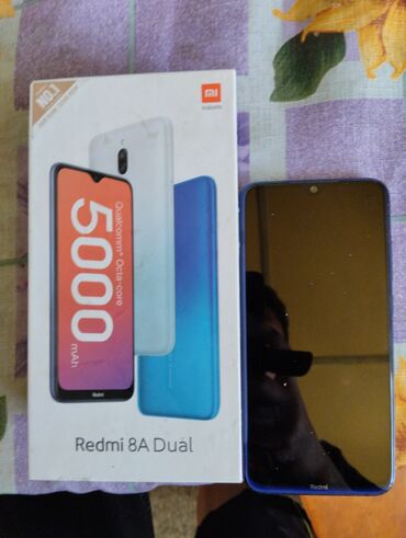 андроид телефон: Xiaomi, Redmi Note 8, Б/у, 32 ГБ, цвет - Синий, 2 SIM