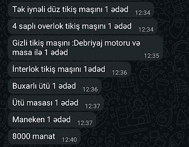 tikis isi: DOIT sənaye tikiş avadanlığı dəsti Məhsul tərkibi: - DOIT bir iynəli — 6