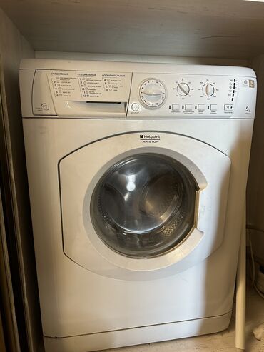 автомат стирал: Стиральная машина Hotpoint Ariston, Б/у, Автомат, До 5 кг, Узкая