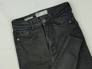 woskowane spodnie bershka: Bershka, Jeansy damskie, S