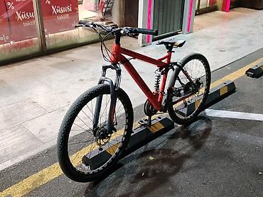 cd disk: MTB tipli velosiped - Çərçivə: Alüminium alaşımlı, ön- arxa hissəsi — 7
