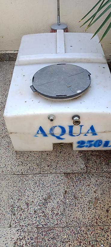 Баки: AQUA 250L su çəni - Həcm: 250 litr (üzərində qeyd olunub) - Material — 1