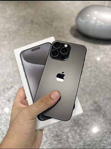 iphone xx: IPhone 15 Pro Max, цвет: Black Titanium. Комплект на фото с фирменной — 1