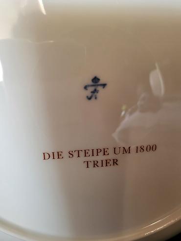 koktel set: Tanjir nov za na zid 196tg+ Furstenberg porcelan Zap.Nemacka. Nov — 9