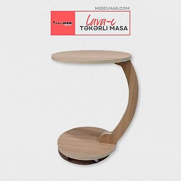 tek stolar: Jurnal masası, Yeni, Açılmayan, Laminat, Yumru masa — 3
