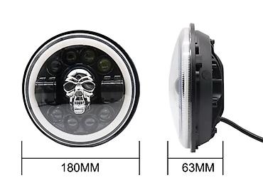 gaz 63: Məhsul: Dairəvi LED faralar (off‑road/SUV/Jeep üçün) - Ölçü: 7 düym — 2
