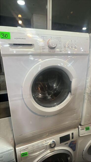 kofe demleyen aparat: Hoffmann önyükləməli paltaryuyan maşın – Ön paneldə mexaniki proqram