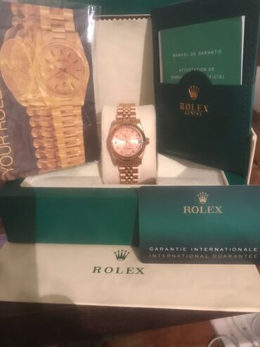 saatların satışı: Yeni, Qol saatı, Rolex, rəng - Qızılı