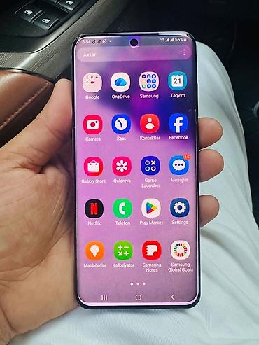 naviqator baki: Samsung Galaxy S20, 128 GB, rəng - Mavi, Barmaq izi — 1