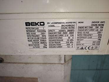 kansenerlər: Beko split kondisioner – divardan asılan tip (model BK240/BK241) - — 2