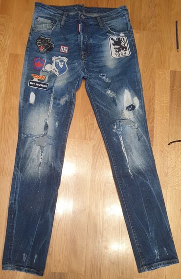 elegantne farmerke: Jeans Dsquared2, L (EU 40), color - Blue