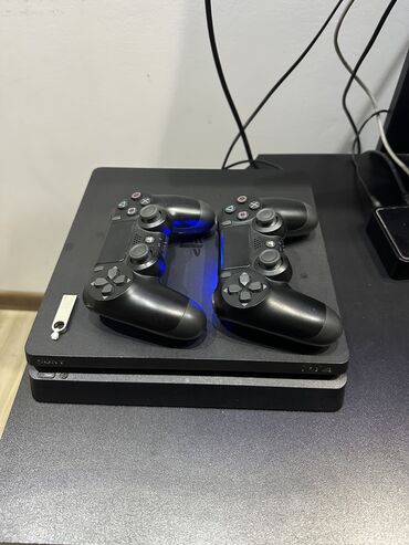 плейстейшын 4: Sony PlayStation 4 slim 500 GB прошитый 9.00 hen, с 10 загруженными