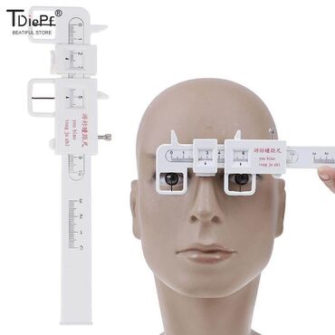 мед тапочки: 0-100 мм ручка, окклюдер для глаз, оптометрическая линейка PD
